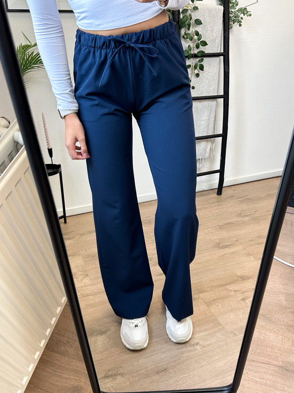 Athene Tall Wide Pants - Navy