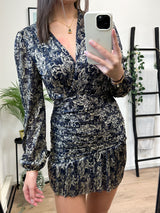 Sammy Dress - Navy Floral