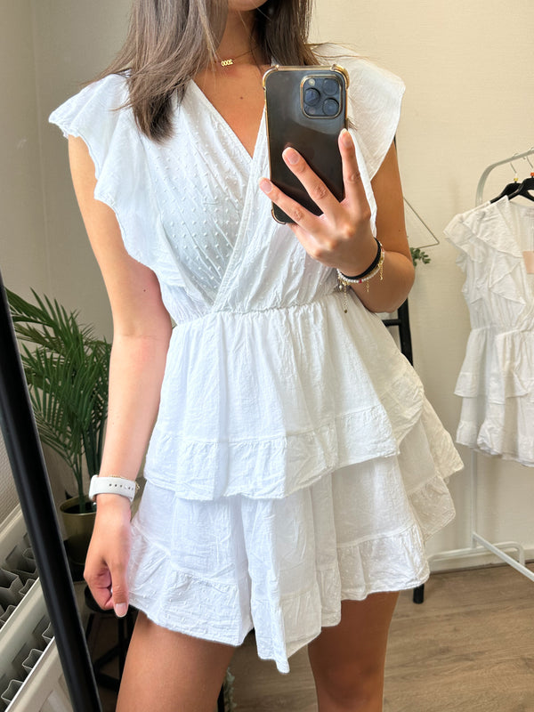 Clara Dress - White