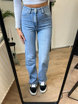 Marbella Tall Wide Leg Stretch Jeans - Blue Denim