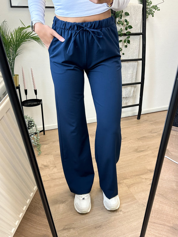 Athene Tall Wide Pants - Navy