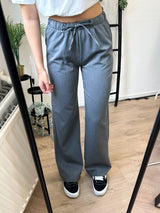 Athene Tall Wide Pants - Office Grey