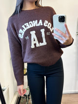 Los Angeles 1989 Sweater - Brown