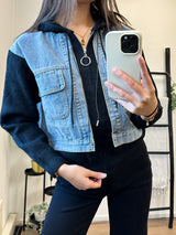 Gwen Denim Jacket - Black