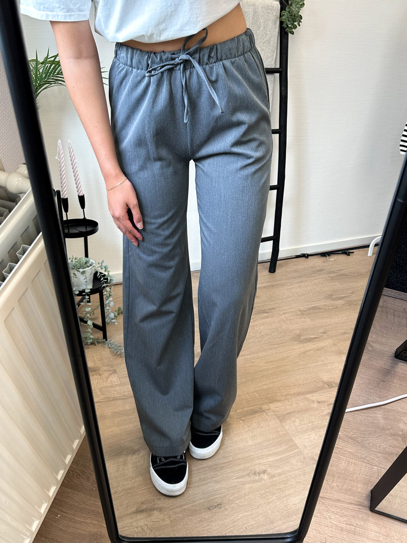 Athene Tall Wide Pants - Office Grey