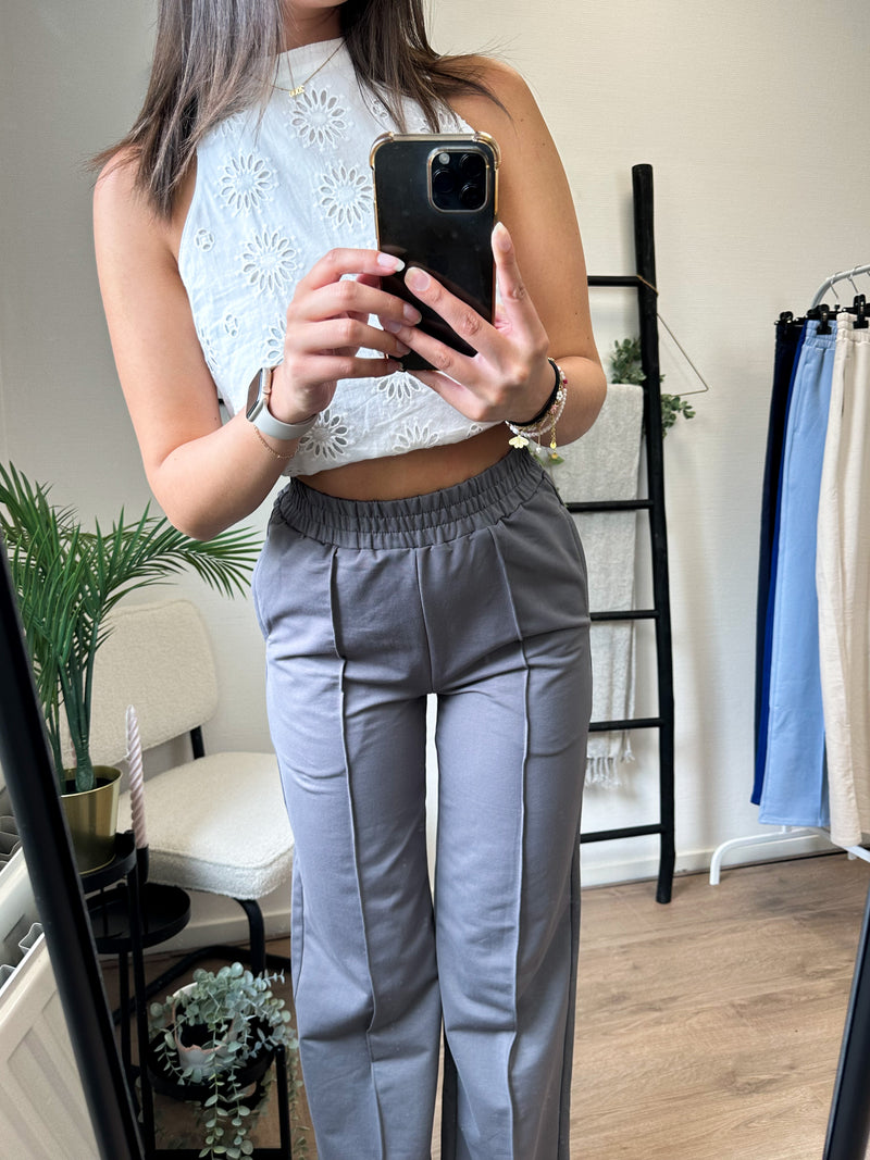 Emily Jogger Pantalon - Dark Grey