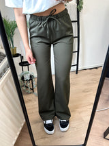 Athene Tall Wide Pants - Army Green