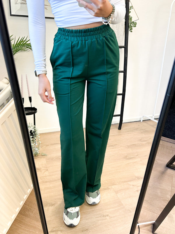 Emily Jogger Pantalon - Dark Green