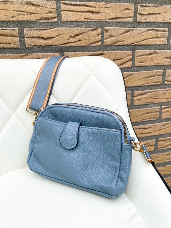 Lucie Round Bag - Light Blue