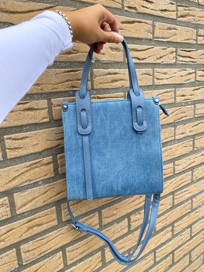 Avery Denim Bag - Blue